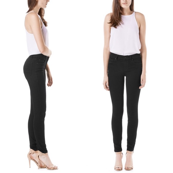 Level 99 Denim - Anthropologie Level 99 Black Mid Rise Skinny Jeans